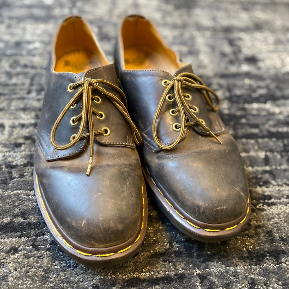 Dr Martens doc Martin 4 eye brown leather 12